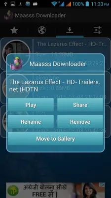 Maasss Downloader android App screenshot 0