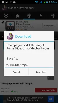 Maasss Downloader android App screenshot 4